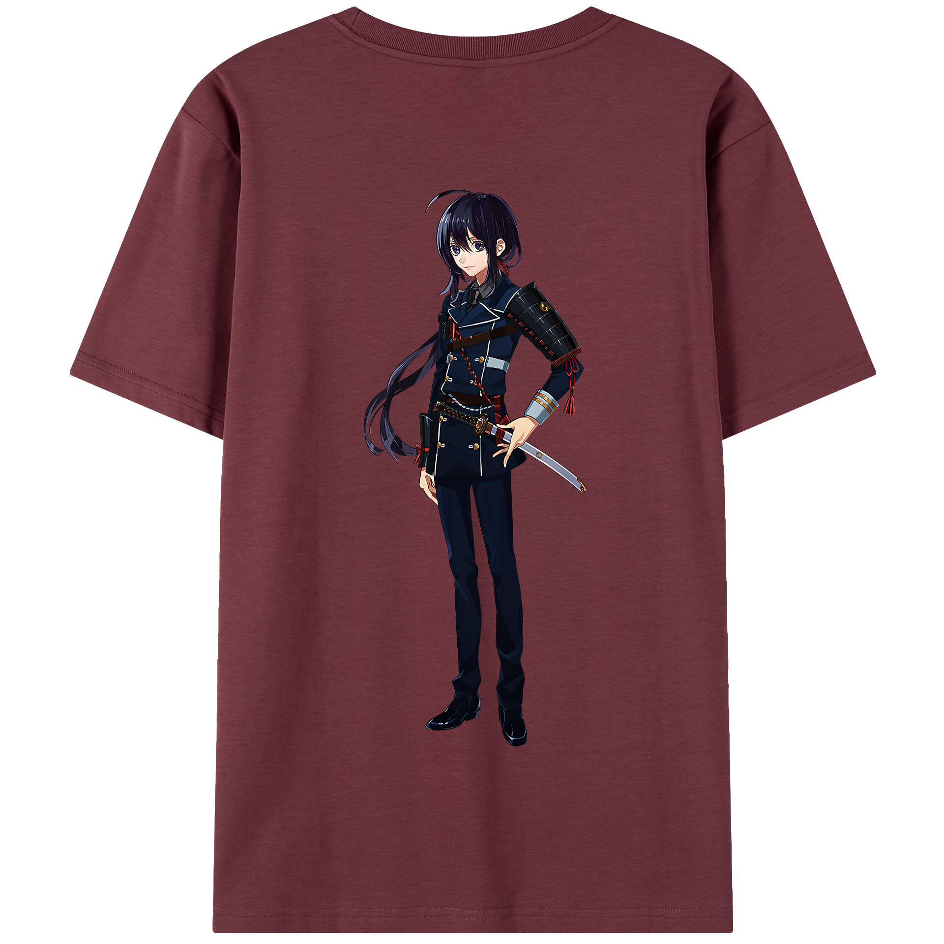 （画像用） 刀剣乱舞 Touken Ranbu 綿100％半袖Tシャツ（背面プリント）